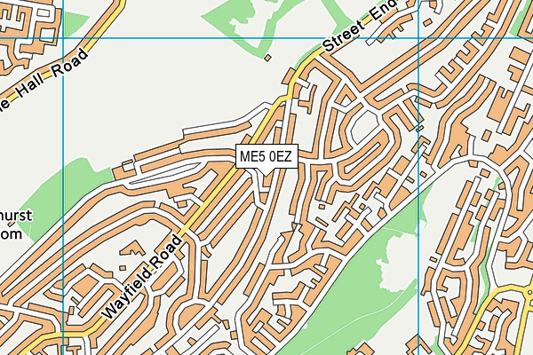 ME5 0EZ map - OS VectorMap District (Ordnance Survey) ME5 0EZ map - OS VectorMap District (Ordnance Survey)