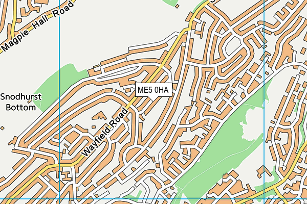 ME5 0HA map - OS VectorMap District (Ordnance Survey) ME5 0HA map - OS VectorMap District (Ordnance Survey)
