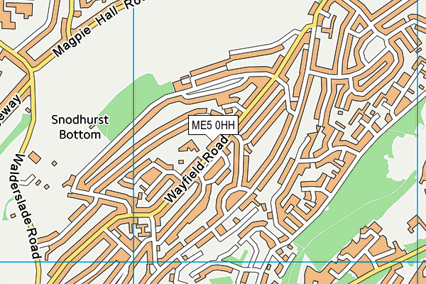 ME5 0HH map - OS VectorMap District (Ordnance Survey) ME5 0HH map - OS VectorMap District (Ordnance Survey)