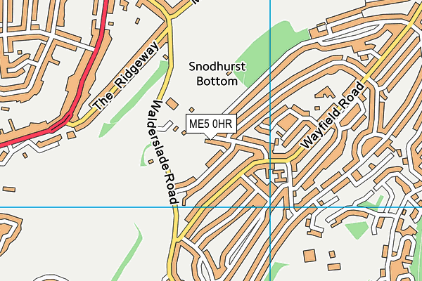 ME5 0HR map - OS VectorMap District (Ordnance Survey) ME5 0HR map - OS VectorMap District (Ordnance Survey)