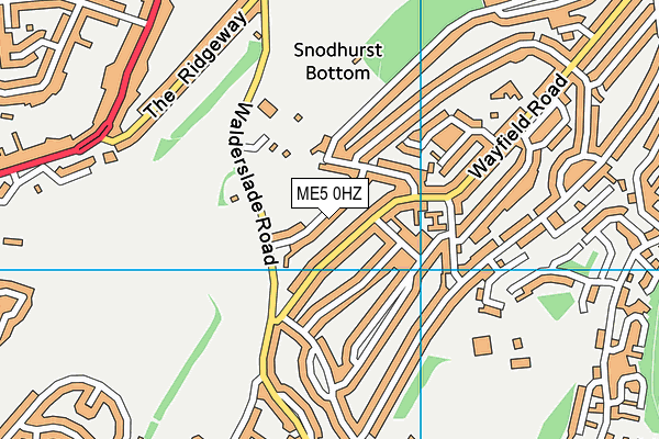 ME5 0HZ map - OS VectorMap District (Ordnance Survey) ME5 0HZ map - OS VectorMap District (Ordnance Survey)