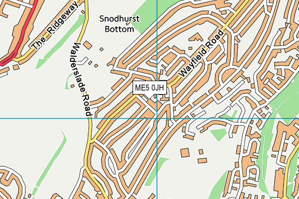 ME5 0JH map - OS VectorMap District (Ordnance Survey) ME5 0JH map - OS VectorMap District (Ordnance Survey)