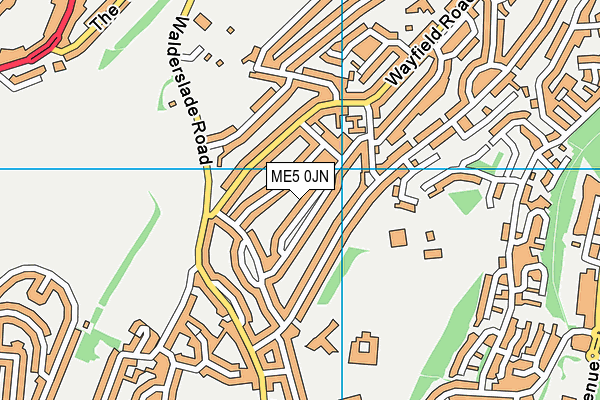 ME5 0JN map - OS VectorMap District (Ordnance Survey) ME5 0JN map - OS VectorMap District (Ordnance Survey)
