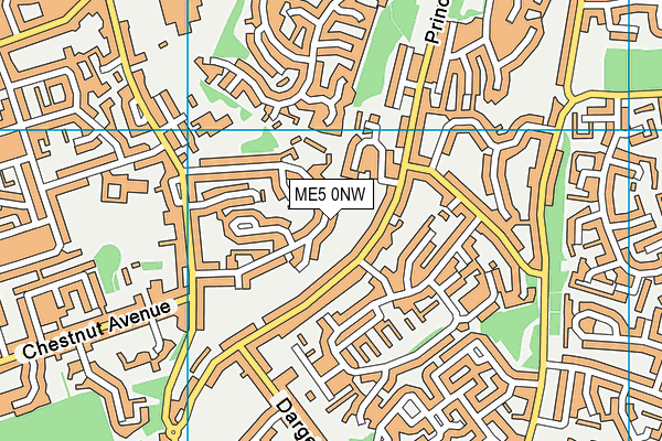 ME5 0NW map - OS VectorMap District (Ordnance Survey) ME5 0NW map - OS VectorMap District (Ordnance Survey)