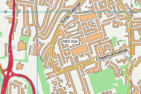 ME5 0QA map - OS VectorMap District (Ordnance Survey) ME5 0QA map - OS VectorMap District (Ordnance Survey)