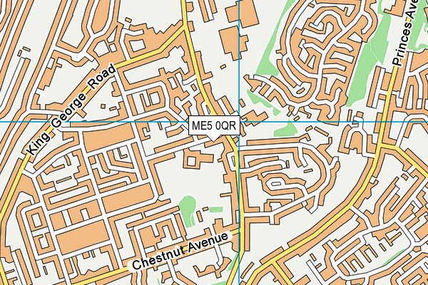 ME5 0QR map - OS VectorMap District (Ordnance Survey) ME5 0QR map - OS VectorMap District (Ordnance Survey)