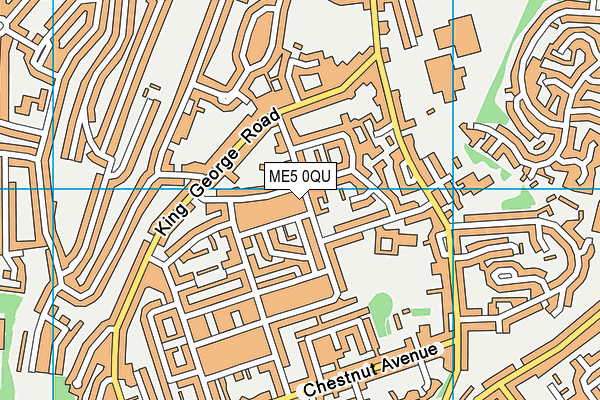ME5 0QU map - OS VectorMap District (Ordnance Survey) ME5 0QU map - OS VectorMap District (Ordnance Survey)