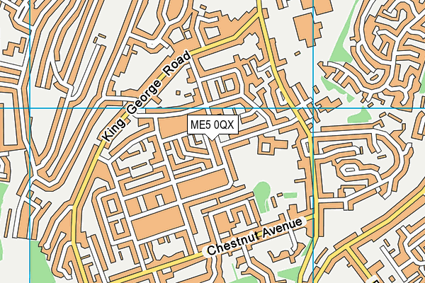 ME5 0QX map - OS VectorMap District (Ordnance Survey) ME5 0QX map - OS VectorMap District (Ordnance Survey)
