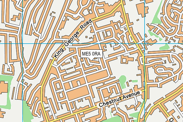 ME5 0RA map - OS VectorMap District (Ordnance Survey) ME5 0RA map - OS VectorMap District (Ordnance Survey)