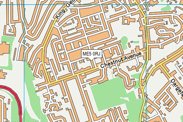 ME5 0RJ map - OS VectorMap District (Ordnance Survey) ME5 0RJ map - OS VectorMap District (Ordnance Survey)