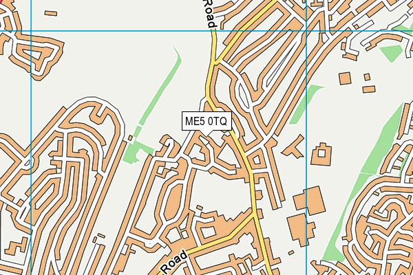 ME5 0TQ map - OS VectorMap District (Ordnance Survey) ME5 0TQ map - OS VectorMap District (Ordnance Survey)