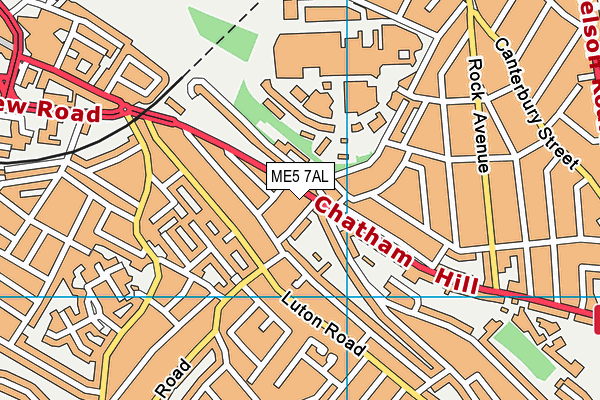 ME5 7AL map - OS VectorMap District (Ordnance Survey) ME5 7AL map - OS VectorMap District (Ordnance Survey)