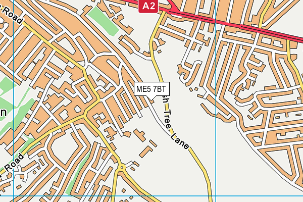 ME5 7BT map - OS VectorMap District (Ordnance Survey) ME5 7BT map - OS VectorMap District (Ordnance Survey)