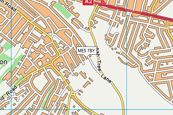 ME5 7BY map - OS VectorMap District (Ordnance Survey) ME5 7BY map - OS VectorMap District (Ordnance Survey)