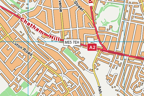 ME5 7EH map - OS VectorMap District (Ordnance Survey) ME5 7EH map - OS VectorMap District (Ordnance Survey)