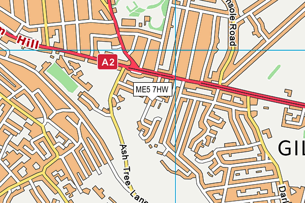 ME5 7HW map - OS VectorMap District (Ordnance Survey) ME5 7HW map - OS VectorMap District (Ordnance Survey)