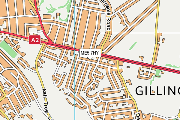 ME5 7HY map - OS VectorMap District (Ordnance Survey) ME5 7HY map - OS VectorMap District (Ordnance Survey)