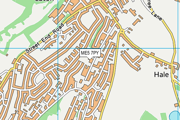 ME5 7PY map - OS VectorMap District (Ordnance Survey) ME5 7PY map - OS VectorMap District (Ordnance Survey)