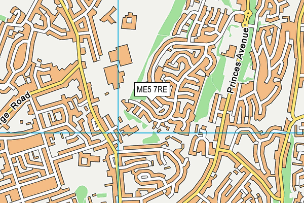 ME5 7RE map - OS VectorMap District (Ordnance Survey) ME5 7RE map - OS VectorMap District (Ordnance Survey)