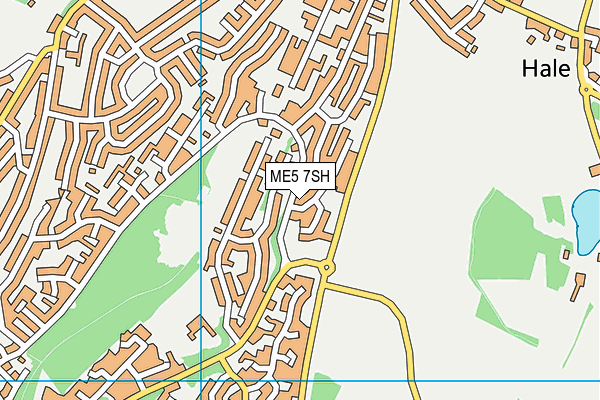 ME5 7SH map - OS VectorMap District (Ordnance Survey) ME5 7SH map - OS VectorMap District (Ordnance Survey)