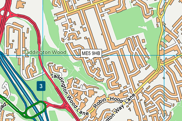 ME5 9HB map - OS VectorMap District (Ordnance Survey) ME5 9HB map - OS VectorMap District (Ordnance Survey)