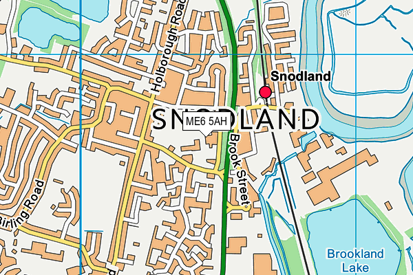 ME6 5AH map - OS VectorMap District (Ordnance Survey) ME6 5AH map - OS VectorMap District (Ordnance Survey)