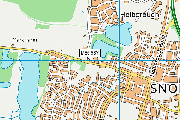ME6 5BY map - OS VectorMap District (Ordnance Survey) ME6 5BY map - OS VectorMap District (Ordnance Survey)