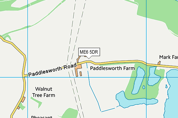 ME6 5DR map - OS VectorMap District (Ordnance Survey) ME6 5DR map - OS VectorMap District (Ordnance Survey)