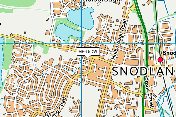 ME6 5DW map - OS VectorMap District (Ordnance Survey) ME6 5DW map - OS VectorMap District (Ordnance Survey)