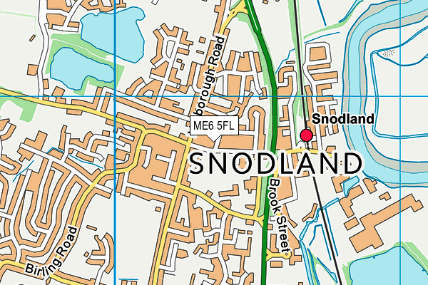 ME6 5FL map - OS VectorMap District (Ordnance Survey) ME6 5FL map - OS VectorMap District (Ordnance Survey)