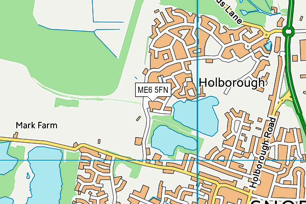 ME6 5FN map - OS VectorMap District (Ordnance Survey)