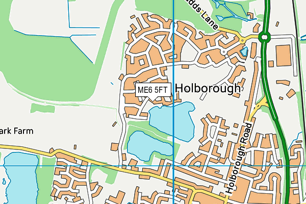 ME6 5FT map - OS VectorMap District (Ordnance Survey) ME6 5FT map - OS VectorMap District (Ordnance Survey)