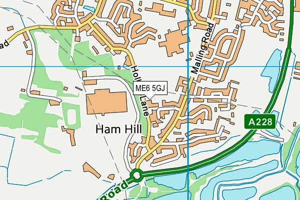 ME6 5GJ map - OS VectorMap District (Ordnance Survey)