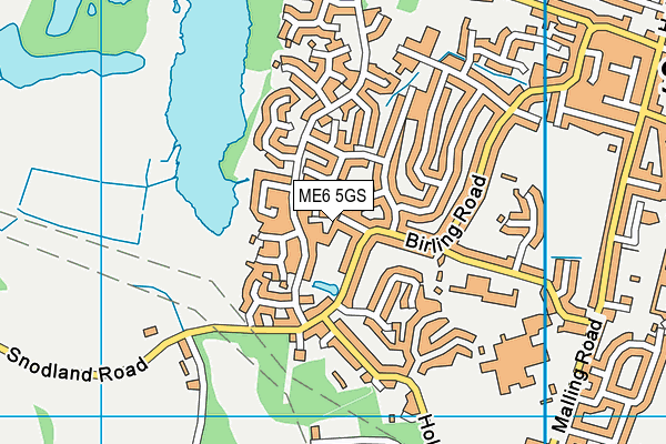 ME6 5GS map - OS VectorMap District (Ordnance Survey) ME6 5GS map - OS VectorMap District (Ordnance Survey)