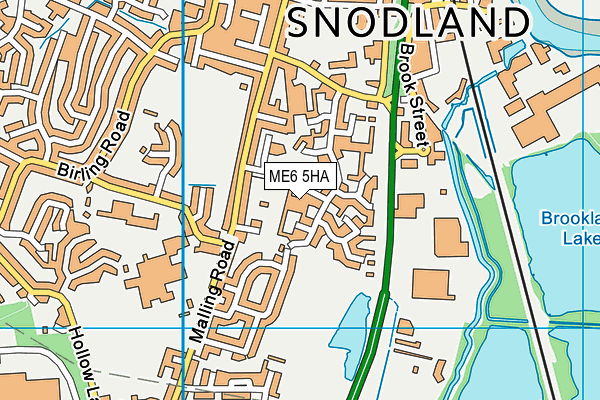 ME6 5HA map - OS VectorMap District (Ordnance Survey) ME6 5HA map - OS VectorMap District (Ordnance Survey)