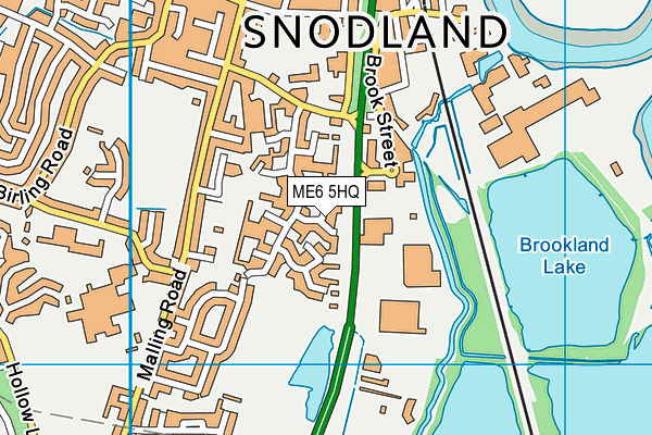 ME6 5HQ map - OS VectorMap District (Ordnance Survey)