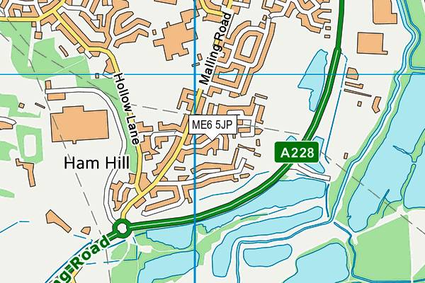 ME6 5JP map - OS VectorMap District (Ordnance Survey) ME6 5JP map - OS VectorMap District (Ordnance Survey)