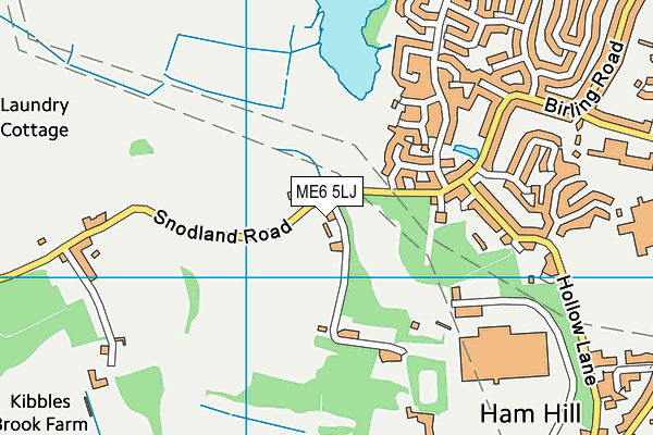 ME6 5LJ map - OS VectorMap District (Ordnance Survey) ME6 5LJ map - OS VectorMap District (Ordnance Survey)