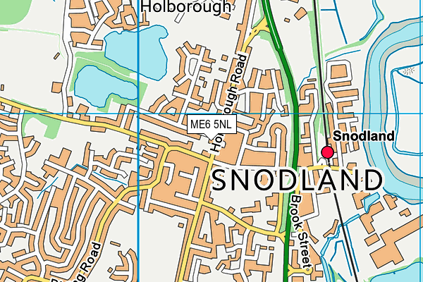 ME6 5NL map - OS VectorMap District (Ordnance Survey) ME6 5NL map - OS VectorMap District (Ordnance Survey)