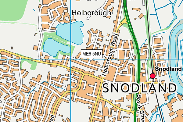 ME6 5NU map - OS VectorMap District (Ordnance Survey) ME6 5NU map - OS VectorMap District (Ordnance Survey)