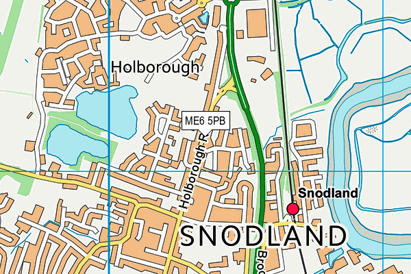 ME6 5PB map - OS VectorMap District (Ordnance Survey) ME6 5PB map - OS VectorMap District (Ordnance Survey)