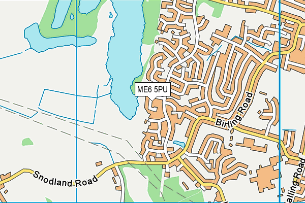 ME6 5PU map - OS VectorMap District (Ordnance Survey) ME6 5PU map - OS VectorMap District (Ordnance Survey)