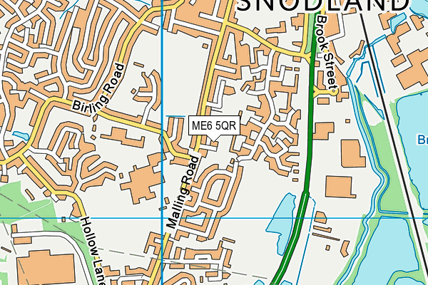 ME6 5QR map - OS VectorMap District (Ordnance Survey) ME6 5QR map - OS VectorMap District (Ordnance Survey)