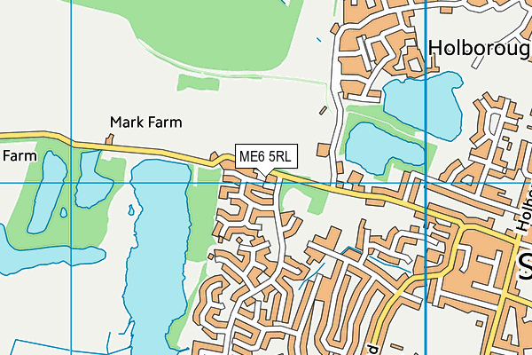 ME6 5RL map - OS VectorMap District (Ordnance Survey) ME6 5RL map - OS VectorMap District (Ordnance Survey)