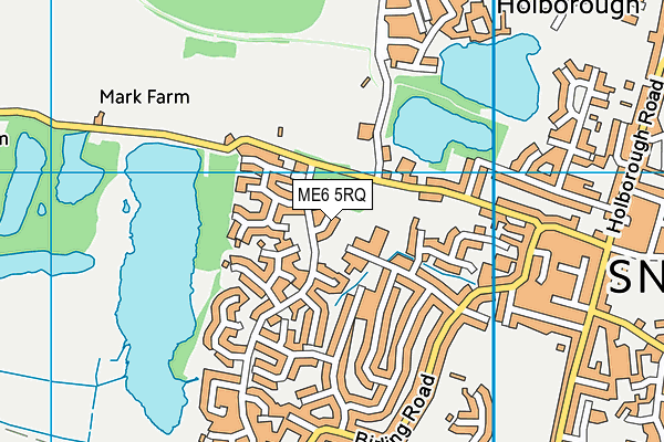 ME6 5RQ map - OS VectorMap District (Ordnance Survey) ME6 5RQ map - OS VectorMap District (Ordnance Survey)