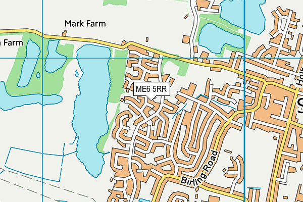 ME6 5RR map - OS VectorMap District (Ordnance Survey) ME6 5RR map - OS VectorMap District (Ordnance Survey)