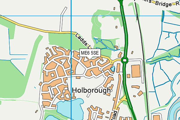 ME6 5SE map - OS VectorMap District (Ordnance Survey) ME6 5SE map - OS VectorMap District (Ordnance Survey)