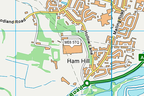 ME6 5TQ map - OS VectorMap District (Ordnance Survey)