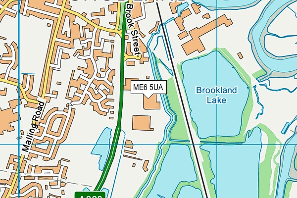 ME6 5UA map - OS VectorMap District (Ordnance Survey) ME6 5UA map - OS VectorMap District (Ordnance Survey)