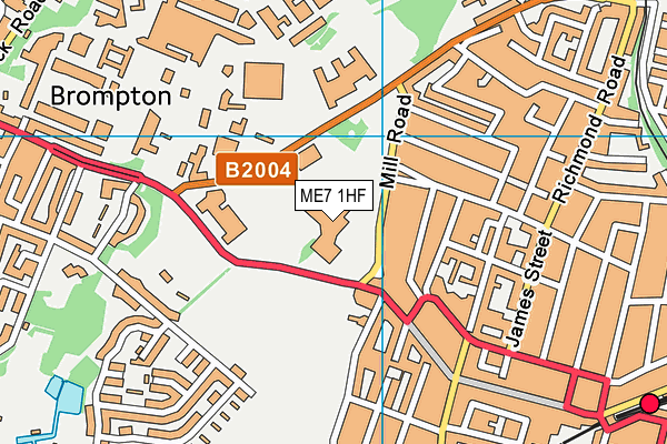 ME7 1HF map - OS VectorMap District (Ordnance Survey) ME7 1HF map - OS VectorMap District (Ordnance Survey)